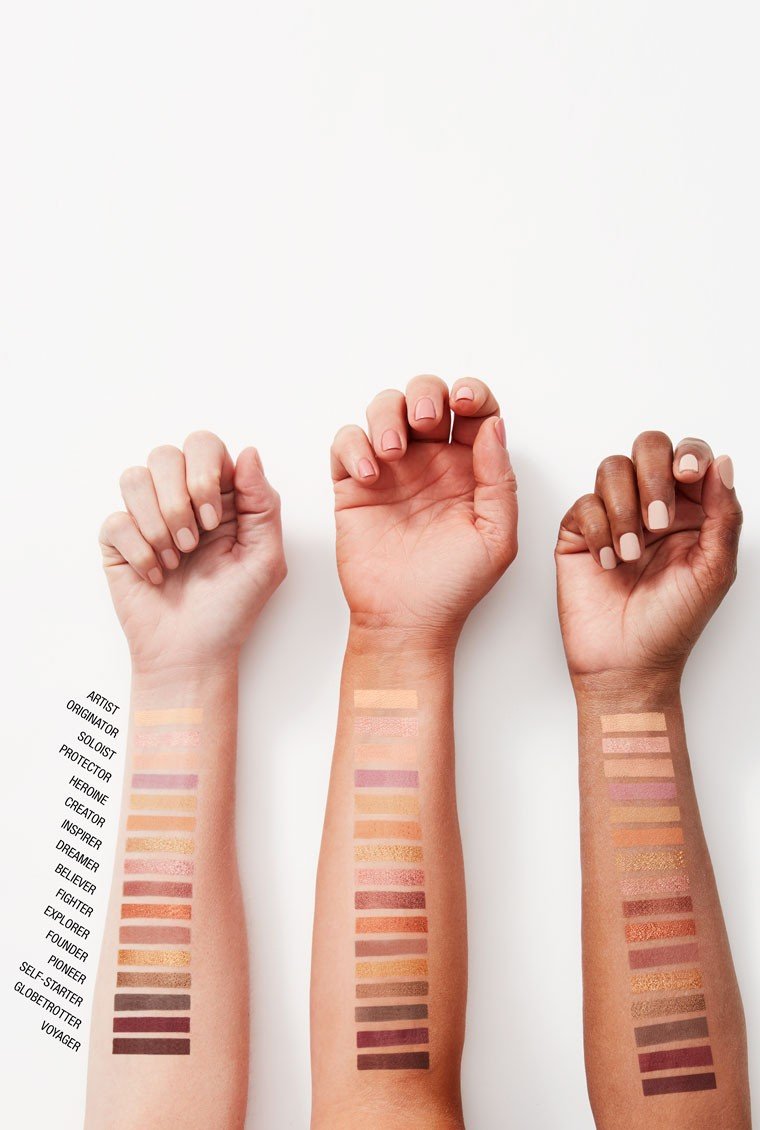 maybelline nudes of ny eyeshadow palette 041554578768 arm swatch