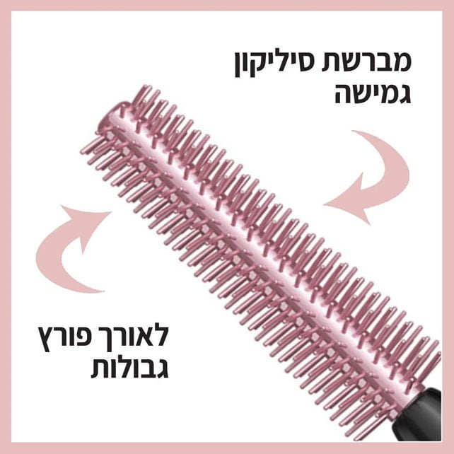 מברשת סיליקון גמישה לאורך פורץ גבולות