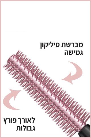 מברשת סיליקון גמישה לאורך פורץ גבולות