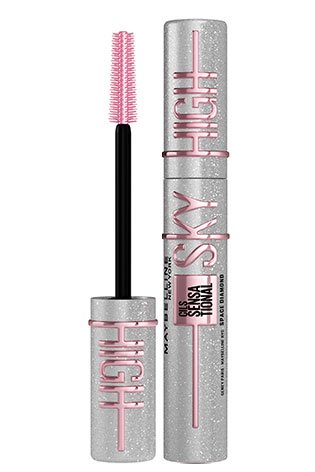 מסקרה סקיי היי בגוון כסוף מנצנץ