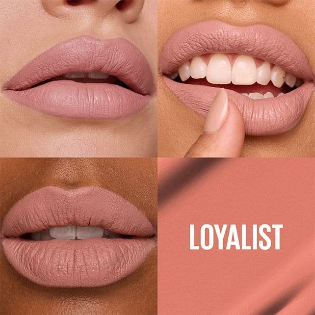 Super Stay Matte Ink דוגמניות מציגות שפתיים בצבע Loyalty